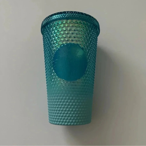 Starbucks Light Blue Bling Cup Ombré 16oz NO STRAW - Picture 1 of 7